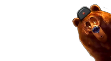 Изображение медведя в русской шапке, символизирующего приветственный бонус в Интернет-казино Vivaro.