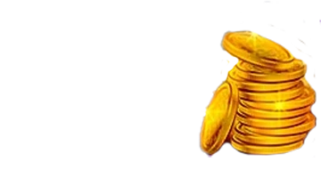 Изображение стопки золотых монет, представляющее бонус кэшбэка в Онлайн-казино Vivaro.